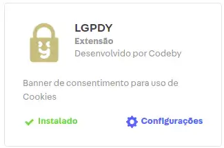 Configurações do Aplicativo LGPDY